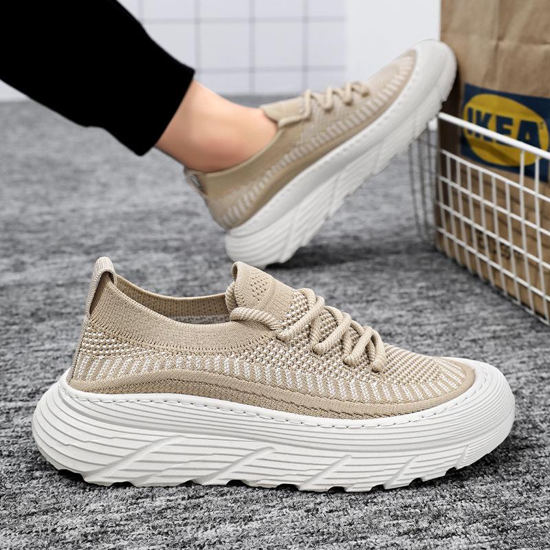 Summer men's shoes breathable coconut shoes men's sports shoes versatile platform non-slip casual shoes running