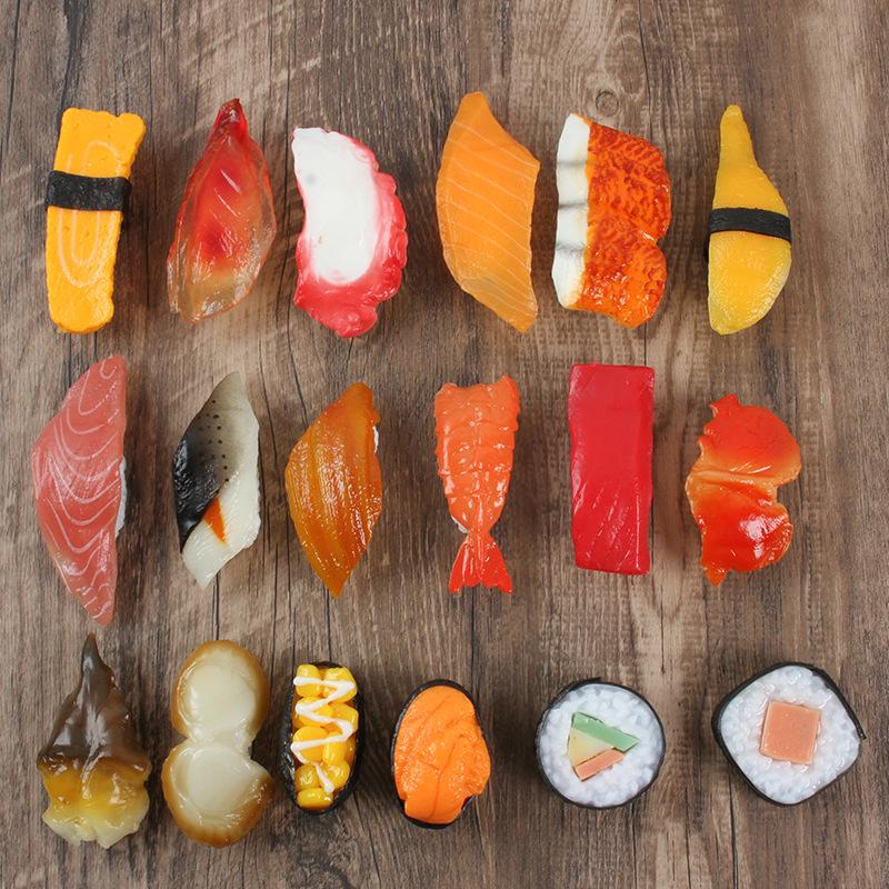 Sushi Pendant Keychain: Japanese Cuisine Display Prop