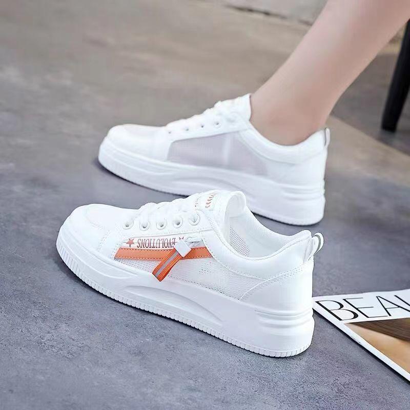 Student sports and leisure little white women's shoes spring and autumn shoes board shoes