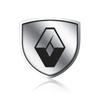 1 stk 3D Metall Auto Dørskjold Emblem Bil Karosseri Merke Klistremerke for Renault Dacia Megane 2 3 Clio 4 Captur Kadjar Fluence