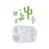 Silicone Mold Cactus Deco Parts Keychain Otakatsu Oshikatsu Silicone Mold Handicraft Craft 3D Mold Trading Card Case Trading Card Deco UV Resin LED