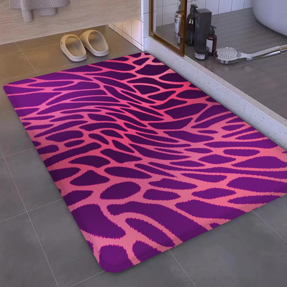 Leopard Cow Print Floor Mat Entrance Door Mat Nordic Style Home Doormat Bathroom-Toilet Mats Bedroom Hotel Decor Mat