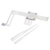 Multipurpose Metal Beveler Tool Fabric Cutting Guide Tool For Straight Diagonal Lines Making Apparel Crafting Tailoring