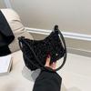 Sequin Fashion Shoulder Bag Women's 2025 Spring New Versatile Ins Underarm Bag Dumpling Bag Casual Bag