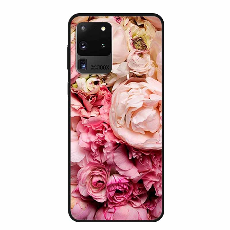 For Samsung S20 Ultra 5G Phone Cases Animals TPU Soft Silicone Back Cover for Samsung Galaxy S20 Ultra LTE 5G Funda Bumper Coque