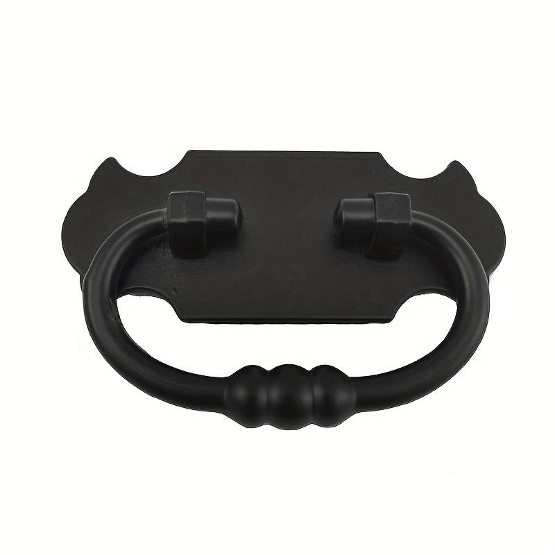 2 τεμ. Μαύρο Κράμα Ψευδαργύρου Λαβή Συρταριού Ημικυκλική Ντάμπλινγκ Παλαιού Τύπου Έπιπλα Κέλυφος Κινέζικου Στυλ