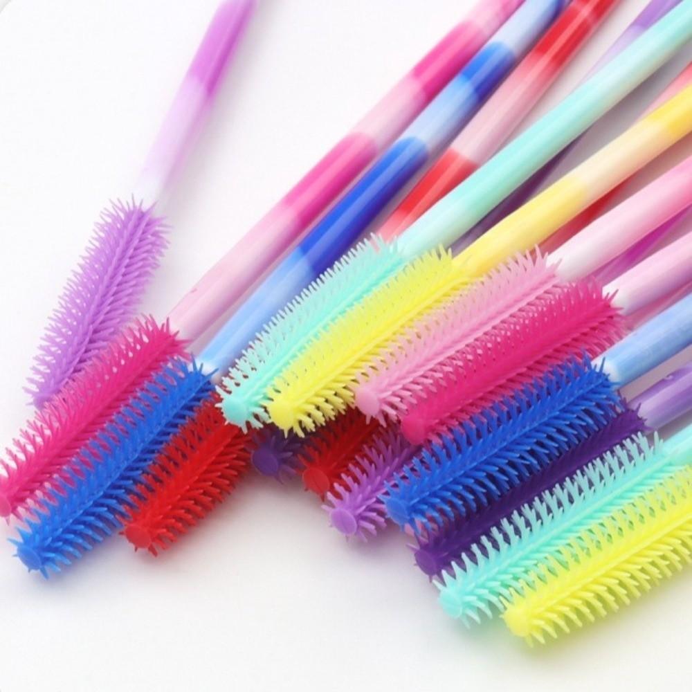 50Pcs Silicone Eyelash Brushes Disposable Eyelash Makeup Brush Eyebrow Comb  Lash Extension Tools