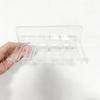 1 Set of No-Drill Wall-Mounted Spice Bag Racks -Organizer for Sauce And Spice Bags,Transparent Multi-Compartment Design