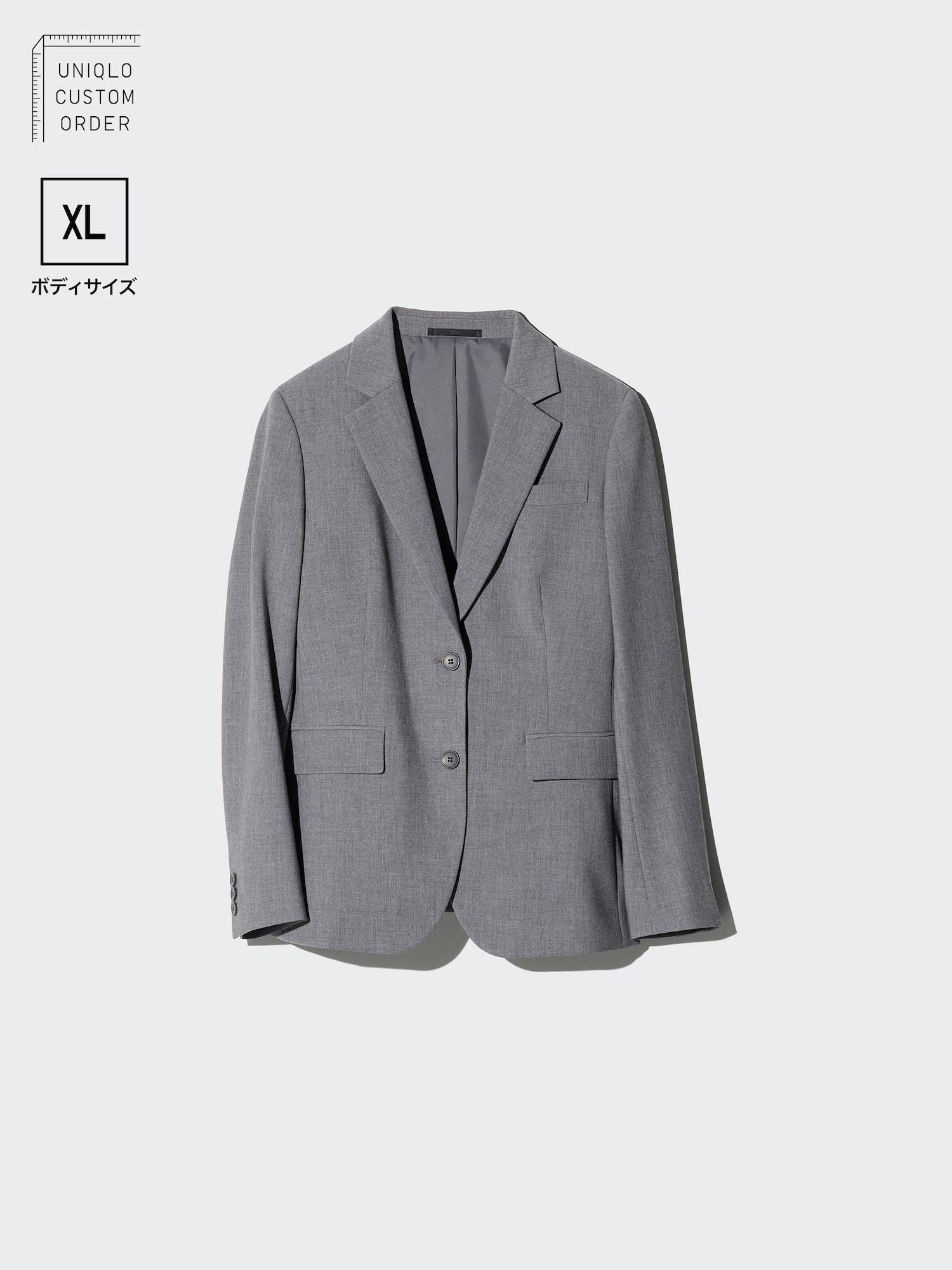 

Uniqlo Stretch Tailored Jacket Xl 05 GRAY/64