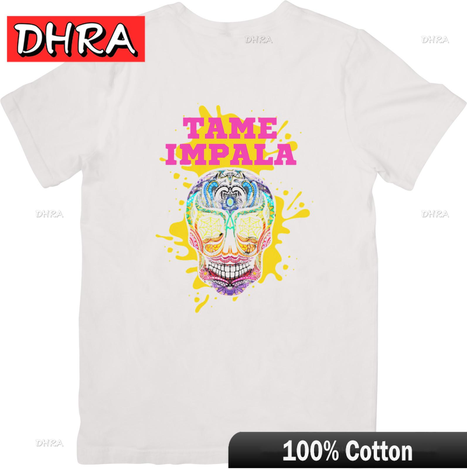 Tame Impala Music Unisex Fit Suitable for UNIsex Women Quality Cotton TShirt Cool Cute Bold Tee Shirt Printed Compression S