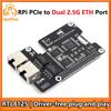 Raspberry Pi 5 PCIe To Dual 2.5G Ethernet Adapter Board - Driver-Free