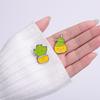 Charming Cartoon Mini Cactus Plant Brooch Alloy Badge For Fashionable Clothing Accessories