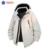 NASA Collaboration Winter Unisex Japanese-Style Cotton Jacket - Fashionable, Versatile, and Warm Casual Outerwear for Men.
