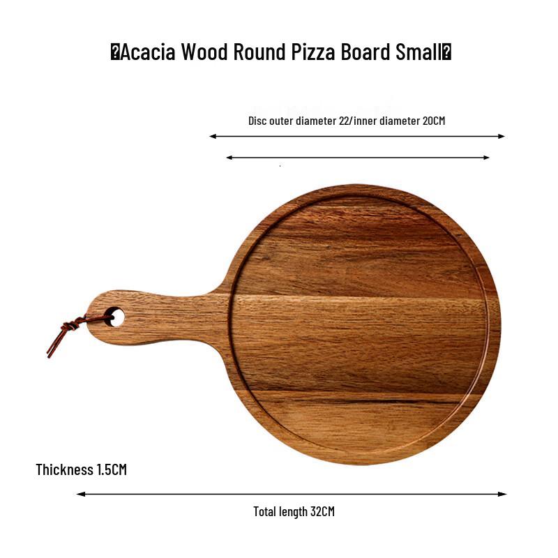 Wooden Pizza & Steak Serving Plate