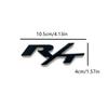 3D Metal Red Black Logo RT R/T Sticker Front Grille Emblem Car Rear Trunk Badge For Sport Label Accessories