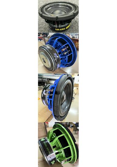 10-Zoll Auto-Subwoofer-Lautsprecher: Doppelte 170-mm-Magnete, Doppelte 75-mm-Schwingspulen, Heim-Bass-Einheit