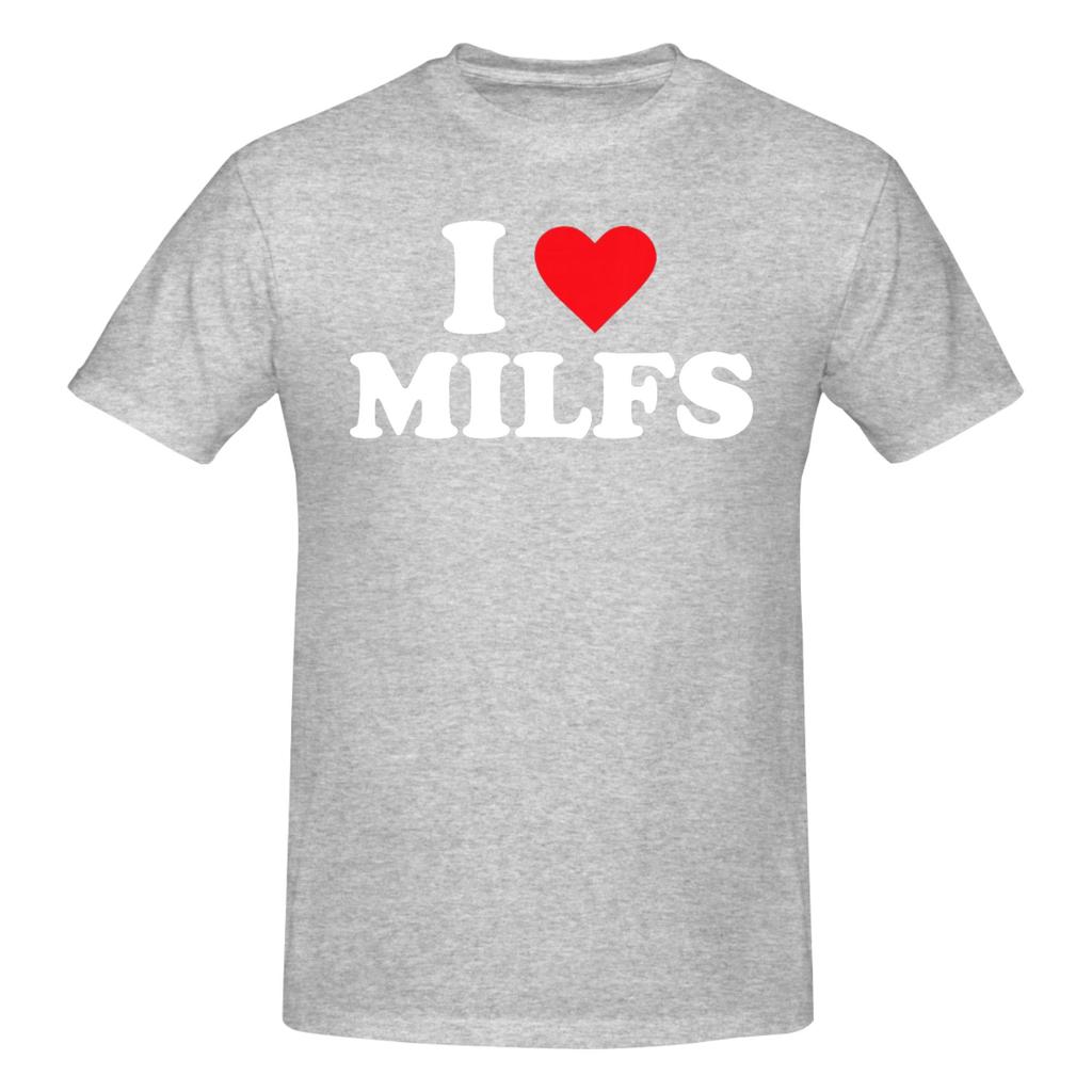 1 Pezzo I Love Milfs Maglietta Grafica Originale 100% Cotone Magliette Milf Top Per Unisex