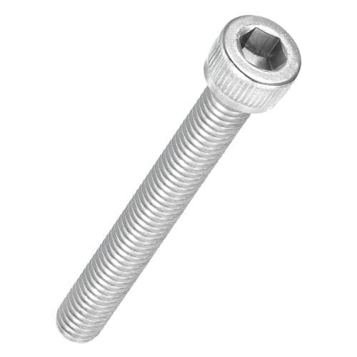 Kozelo 10pcs M6 Hex Socket Bolts, 304 Stainless Steel, 1 X 50mm, Fully Threaded Cap Screws, Allen Socket Drive, Hex Screws for Machinery, Equipment Re