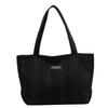 Stylish Canvas Tote Bag For Women With Trendy Stripes Perfect For Shopping And Daily Use