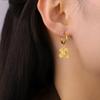Cazador 2Pcs Flower Earrings Stainless Steel Drop Earrings for Women Jewelry Trend 2026 Party Wedding Birthday Gifts New