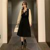 French retro temperament slim dress Muse Fan doll collar belt first love Platycodon dress fashion Hepburn style
