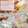 12PCS Artificial Light Pink & White Flowers with Stems 60cm Long Stem Artificial Wildflowers Faux Cosmos Flowers for Vase Plastic Flowers Floral