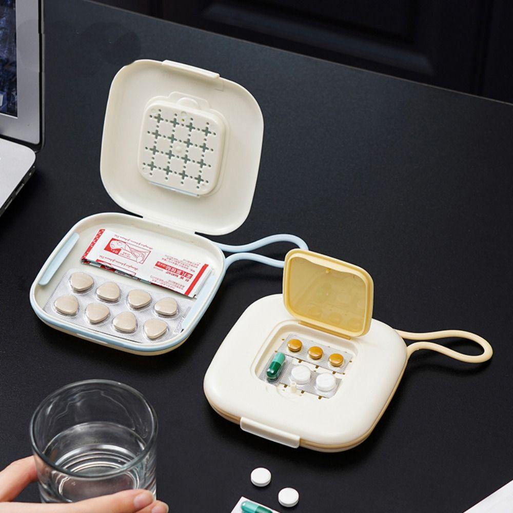 

Влагостойкая коробка для таблеток, мини-дозатор для таблеток, контейнер для путешествий, открытый органайзер для таблеток