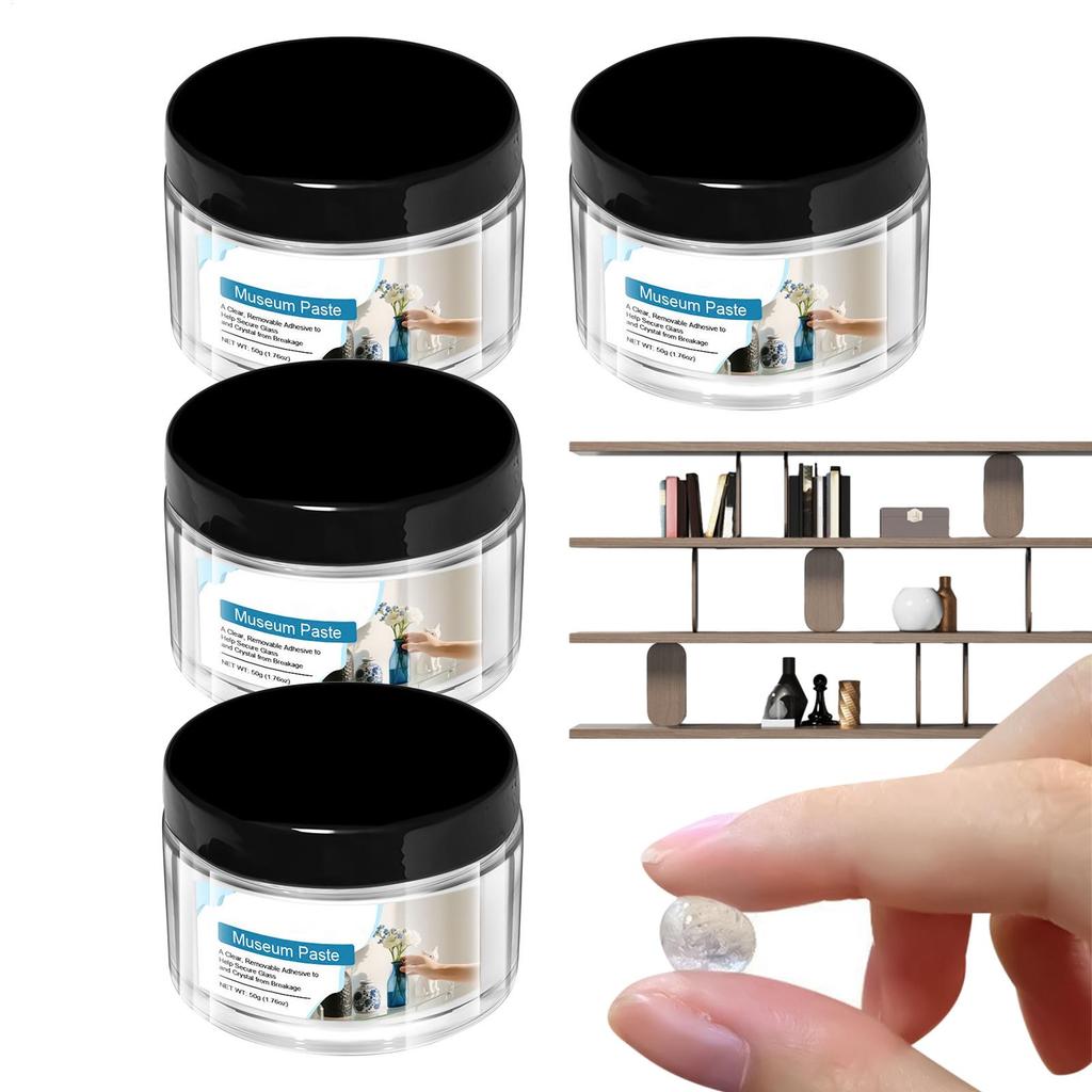Čirý fixační gel pro muzea 50 g Odstranitelné lepidlo Opakovaně použitelná čirá montážní hmota k zabránění vibrací pro muzejní keramický balón