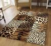 Golden Diamond Dot Print Bottom Bottom Dot Floral Pattern Craft Golden Diamond Velvet Pink Leopard Print Carpet Large Area Rug