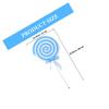 2Pcs Realistic Simulation Lollipop Decorative Props Large Candy Ornament for Photography Party Photo Booth Decoration