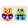 Wooden Food Chain Puzzle Animal Building Block Early Education Children Three-Dimensional Puzzle Intellectual Toy