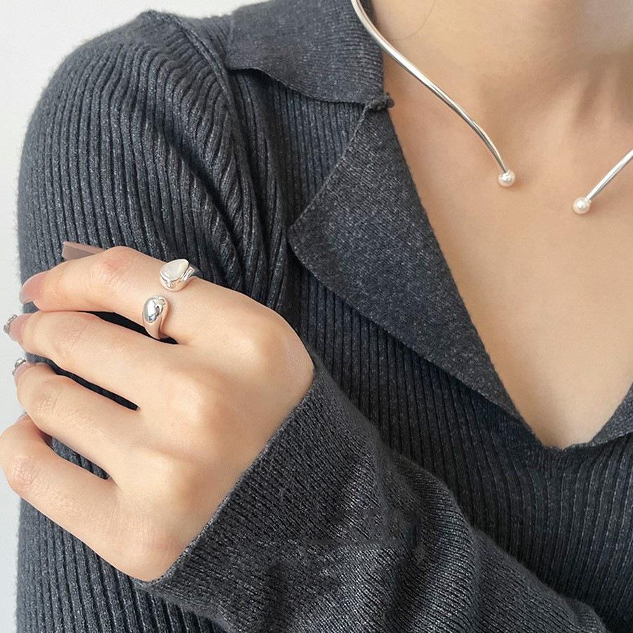 Adjustable Water Drop Ring: Fashionable, Stackable, Personalized Hip Hop Style for Women