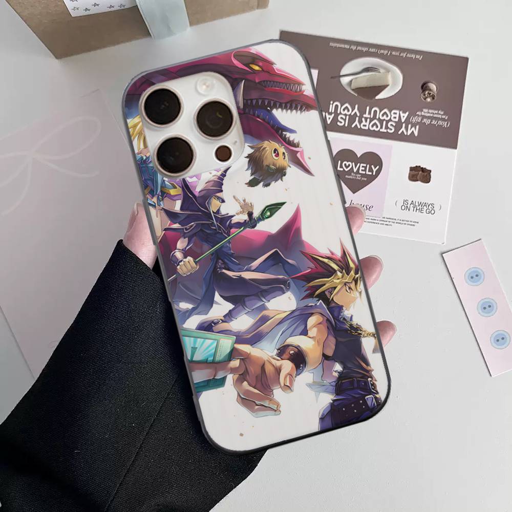 Anime Yu-Gi-Oh! Soft Corrugated Transparent Phone Case For IPhone 17 15 16 11 12 13 14 Pro Max Plus Pro