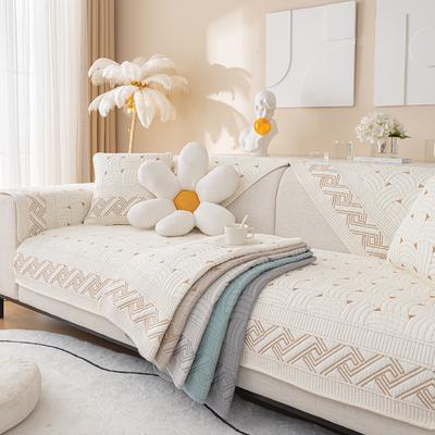 Τεσσάρων Εποχών Καθολικό Βαμβακερό Κουβερτάκι Κεντημένο Υφαντό Μαξιλάρι Καναπέ Μοντέρνο Απλό Κέντημα Αντιολισθητικό Μαξιλάρι Καναπέ Πετσέτα