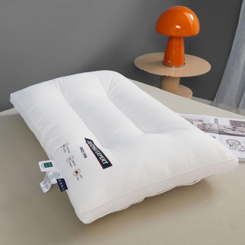 Premium Cotton Pillow Insert Set Hotel Dormitory Home Use Hypoallergenic Medium Low High Options