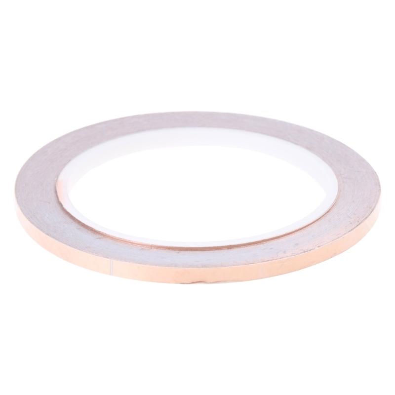 20m Copper Foil Tape Single Sided Conductive Adhesive for Crafts Repair Paper Circuits EMI Shielding Grounding Guitars