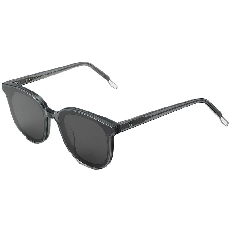 Lunettes de soleil carrées Gentle Monster Mamars Monture intégrale Protection UV Lunettes de soleil unisexes MAMARSG1 Dark Gray