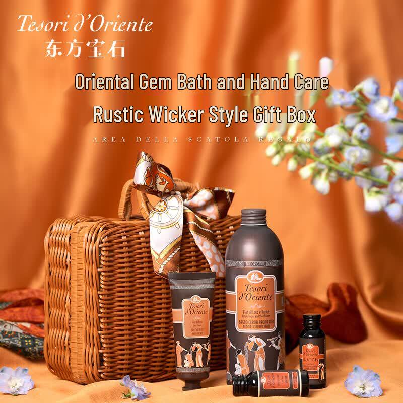 Tesori d Oriente Water Lotus Shower & Hand Cream Gift Set 645ml
