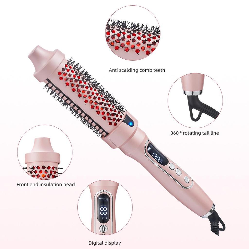 Infrared Dual-use Comb: Non-damaging Fluffy Comb for Curling & Straightening Hair