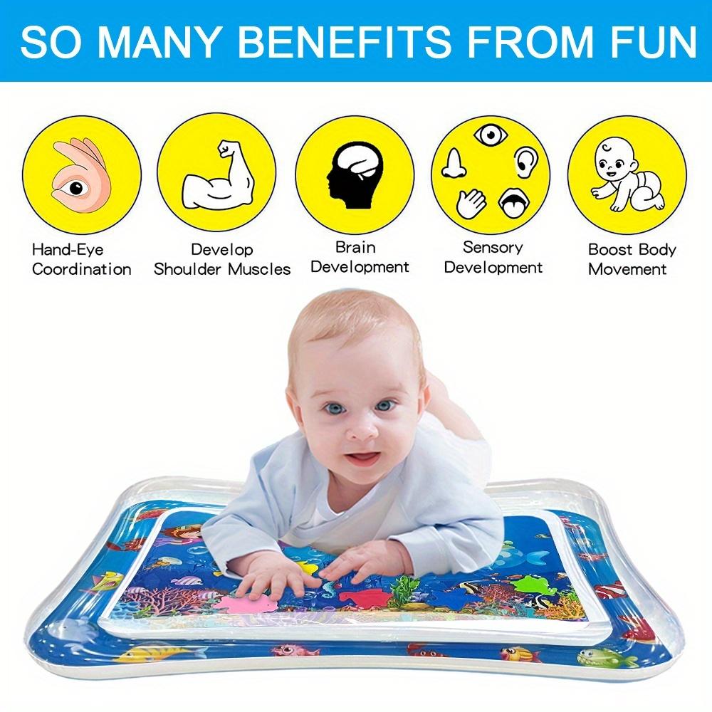 1Pc Fishing Style Inflatable Pvc Baby Playing Water Mat Toddler Pad Kids Early Education Activity Toys Mat Cushion Kids Gift