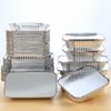 Aluminum Frying Pan With Lid, Disposable Foil Frying Pan 50 Pieces