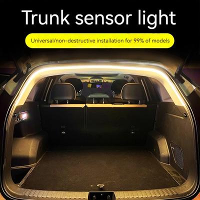 Car Trunk Light Strip High Brightness LED Tail Box Light Strip Automatic Sensing Tailgate Atmosphere Light Car Interior Decor