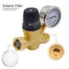 Water Pressure Regulator for RVs Campers Garden Handle Adjustable Universal Water Pressure Regulator Valves with Gauges