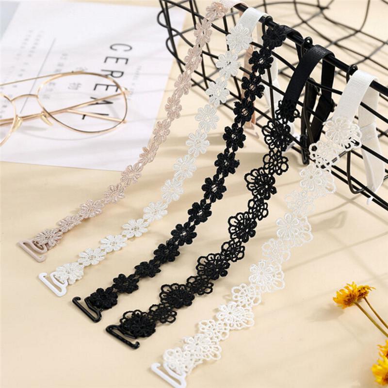 Women Flower Bra Strap Adapter Converter Adjustable Dress Underwear Accessories