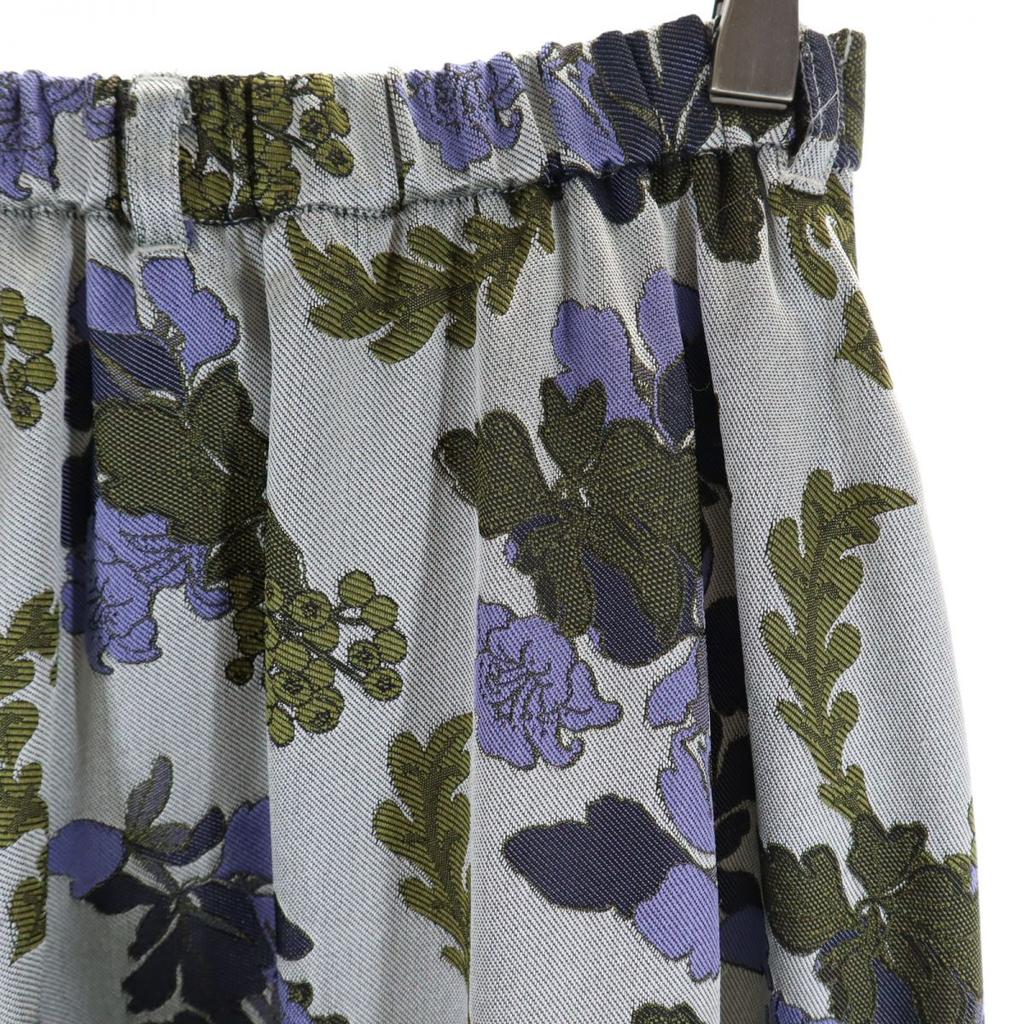 AMERI UNDRESSED Overall handle Long length flare skirt S Gray Side zip Women Used