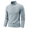 Quick Dry Men's Polo Shirt Stand Collar Pullover Male Long Sleeve Half Zipper Spring Big Size Plus Large Sport Golf