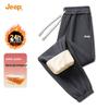 JEEP Men's Winter Fleece Lined Cuffed Sweatpants