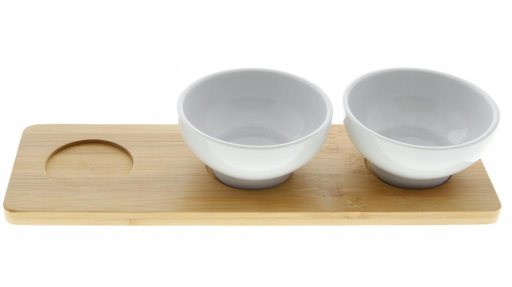 SAUCE BOATS, DIP CONTAINERS, 3-PIECE SET