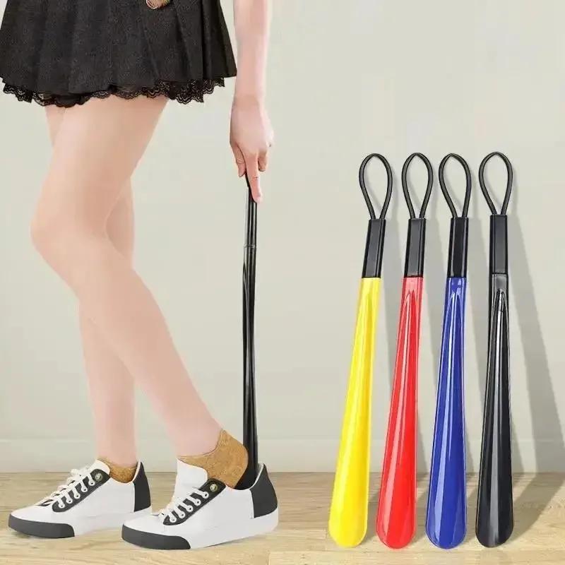 Extra Long Shoe Horns Black Plastic Shoe Horn Spoon Shape Shoehorn Lifter Shoes Accessorie