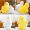 Trendy Duck Shape Soft Plush Toy With Long Plush Fur For Living Room And Gift